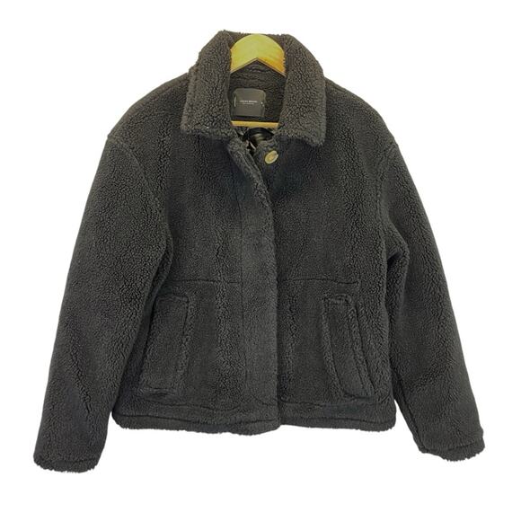 Lucky Brand Trucker Teddy jacket black - M - Picture 2 of 12